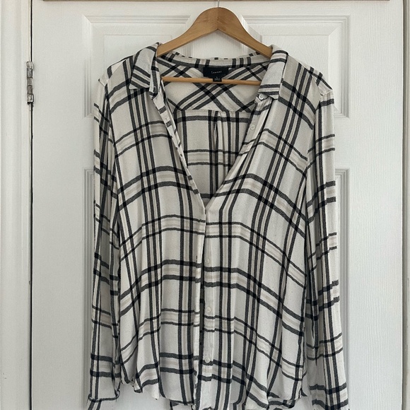 loose fit plaid shirt - Picture 1 of 3